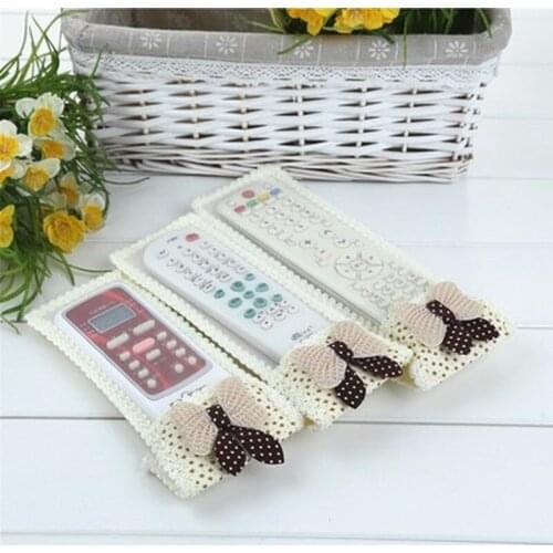 1pcs Cloth TV Remote Control Dustproof Cover For Air Condition Remote Control Protective Case Organizer Package TV accessories