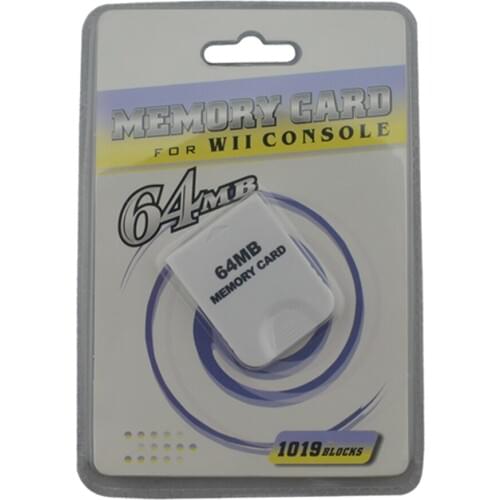 10pcs a lot High Quality for Wii 64MB Memory Storage Card Saver For Wii For GameCube For N-GC Xmas Gift