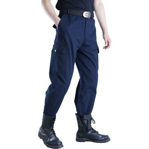 2020 Anti-Scalding Work Pants Male Labor Insurance Wear-Resistant Loose Welder Overalls Summer Construction Site Factory Clothes