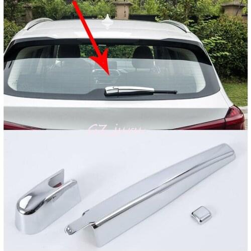 For BMW X3 G01 2018 ABS Rear Window Wiper Nozzle Cover Chrome Trim 3pcs/set Brand New