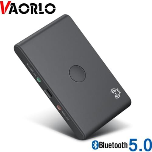 2 IN 1 NFC Bluetooth Transmitter Bluetooth Receiver AUX 3.5MM Jack Stereo Audio Wireless Adapter For Car TV PC Speaker Headphone