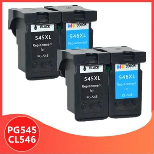 4PC PG545 CL546 for canon ink cartridge pg545xl pg 545 cl 546 for pixma MG2950 MG2550 MG2500 MG3050 MG2450 MG3051 MX495