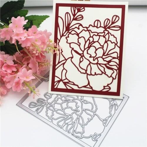 Flowers frame Petals DIY Scrapbooking Photo Album Paper Card Craft Cute Embossing Metal Cutting Dies Stencils Scrapbooking