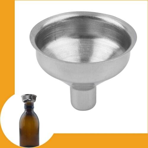 Mini Funnel Cups Stainless Steel Funnel Filler Bottle Filling Packing Tool For Most Hip Flasks Wine Whisky Pot Wide Mouth