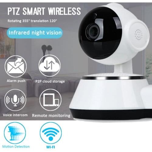 720P Home CCTV Surveillance IP Camera IR Night Vision WiFi Webcam Camera Night Vision Robot Baby Monitor For V380 APP