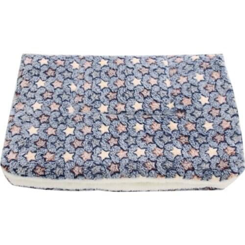 Fine Flannel Made Cute Pattern Pillow Reat Cushion for Home Warm Mattress Bed for Cats Dogs Daily Supplies