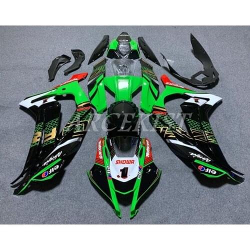 New ABS Whole Fairings Kit Fit for kawasaki Ninja ZX10R 2016 2017 2018 2019 16 17 18 19 10R Bodywork set Hot sales Green black