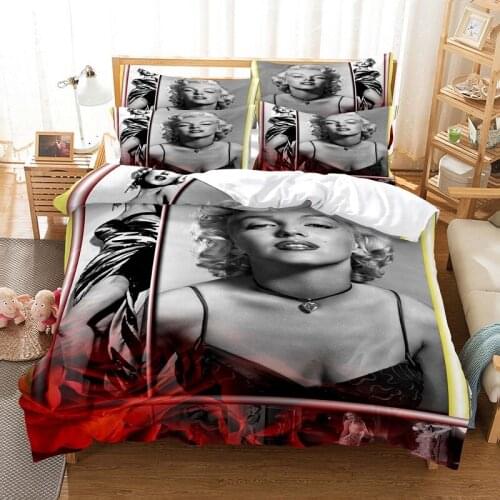 Bedding set duvet cover set 3d bedding digital printing bed linen queen size bedding set fashion design