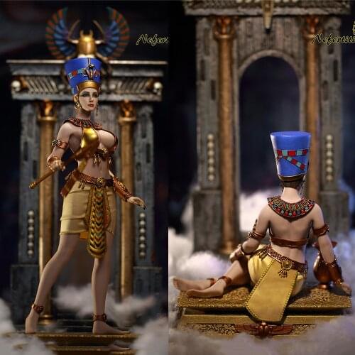 1/6 Scale TBLeague PL2020-164 Nefertiti Queen of Egypt Action Figure Full Set Figure For Collection Female Solider