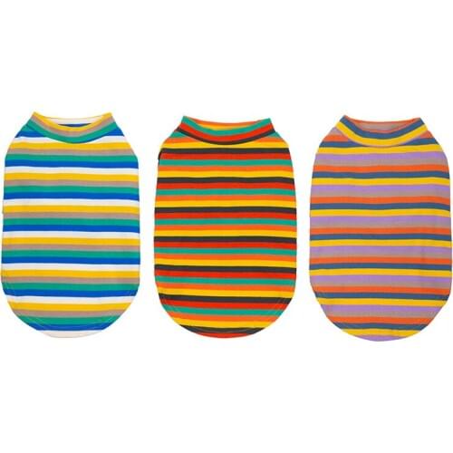 Dog Clothes Spring Summer Autumn Dog Pajamas T-shirt Pet Outfit Cat Puppy Clothing Tee Shirt Poodle Pug French Bulldog Costume