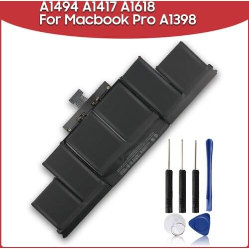 Original Replacement Battery A1494 A1417 A1618 For Macbook Pro A1398 MC975 MC976 MacPro Laptop Batteries