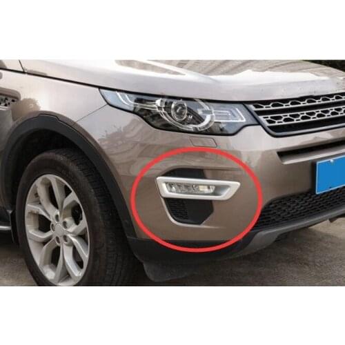 Front Fog Light Lamp Cover Trim For Land Rover Discovery Sport 2015-2018 Car Accessories