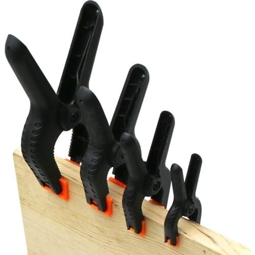 Wood working Spring Clamps 2/3/4/6/9 Inches DIY Tools Plastic Nylon Toggle Clamp for Woodwork Spring Clip Photo Studio