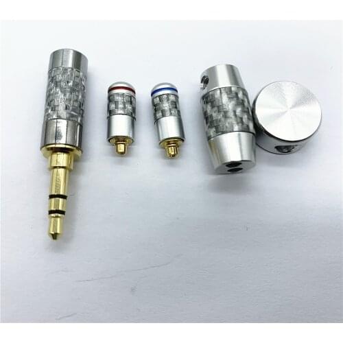 Plug+earphone pin+splitter+slider 1set