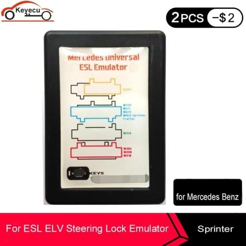 KEYECU 1/2/5 pcs for Sprinter Vito Volkswagen Crafter for Mercedeenz ESL ELV Universal Steering Lock Emulators