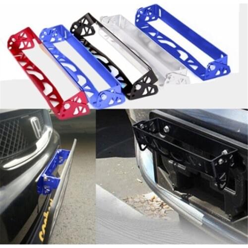 Universal Aluminum Car Adjustable Rotating Car License Plate Frame Holder Solid License Plates Frames