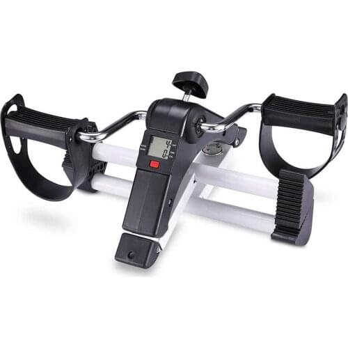 Exercise Bike Adjustable Resistance With LCD Elderly Mini Exercise Bike Rehabilitation Training Device Bicycle Hand Leg Trainer