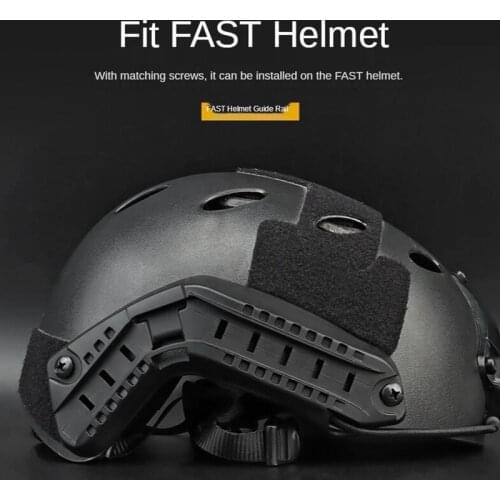 Military Airsoft Helmet Sidde Guide Rail Tactical Helmet Accessory Hunting Paintball Adapter Guide Rail