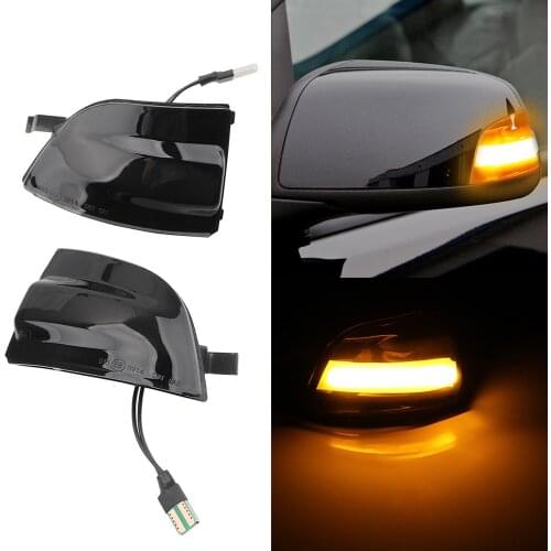 2Pcs/set LED Dynamic Turn Signal Light Car Rear View Mirror Lamp LED Indicator Blinker Signal Lamp