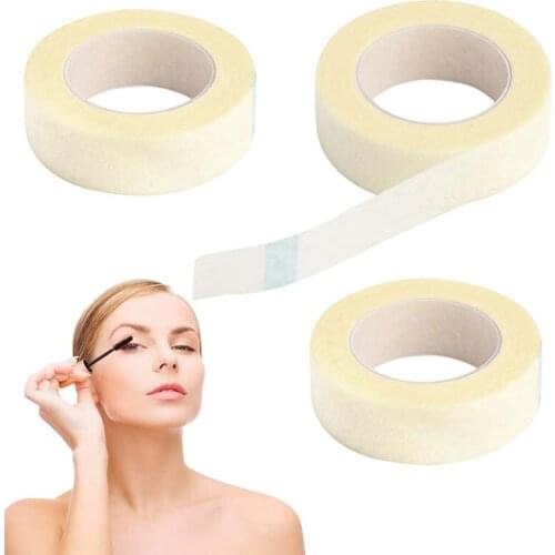ELECOOL 3pcs Silk Eye Pad Eyelash Extension under Patch Makeup Tool Individual Eyelash Extension Wrap Tape Tool