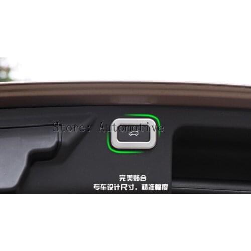Chrome Interior Accessories Tail Door Button Trim For Range Rover Sport For Range Rover Evoque For Discovery Sport 2015 2016