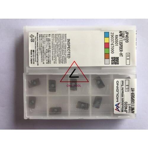 APMT1135PDER-HT JP4020 10pcs Hitachi high cutting performance CNC indexable inserts