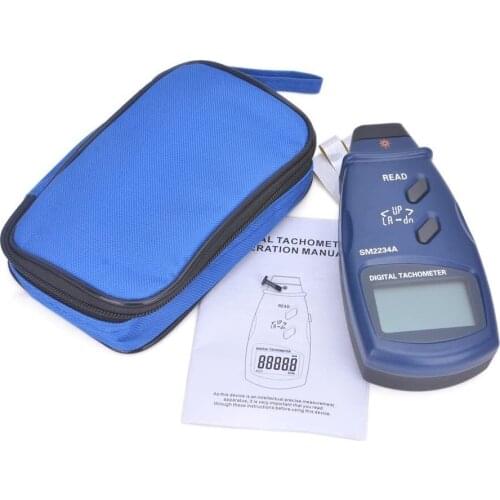 SM2234A Digital Tachometer China with Measuring Range 2.5~99999 RPM
