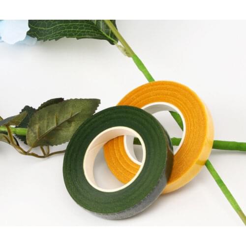 Floral Green Tapes 12mm*28m/roll Tape Corsages Buttonhole Artificial Flower Stamen Wrap Florist Green Tapes Stretchy Tape