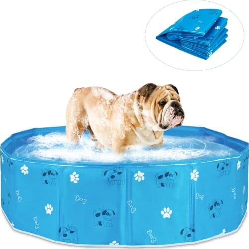 Dropshipping Pet Bath Pool Dog Pool Foldable Pet Swimming Pool Bath Tub Kiddie Pools For Dogs Cats