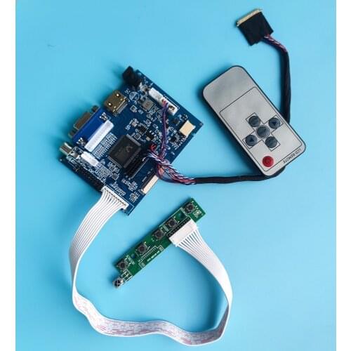 Kit Work for B154PW04 1440x900 display Controller Board 40pin panel VGA AV monitor driver LED HDMI 2AV remote LCD Screen
