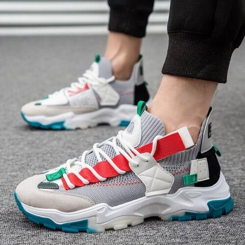 New Mesh Shoes Men Casual Comfortable Breathable Sneakers Men Lac-up Lightweight Walking Man Shoes Zapatillas Hombre