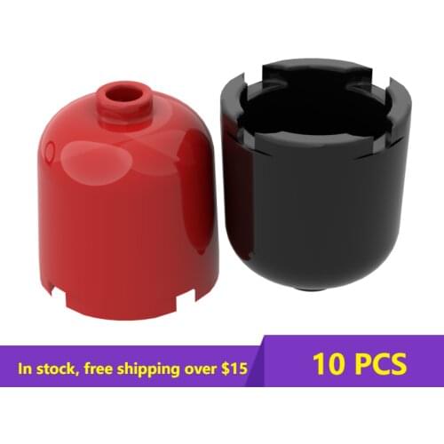 10PCS Bricks Assembles Particles 30151 Round 2x2x1 2/3 Dome for Building Blocks Parts Enlighten Block Bricks Educational Toys