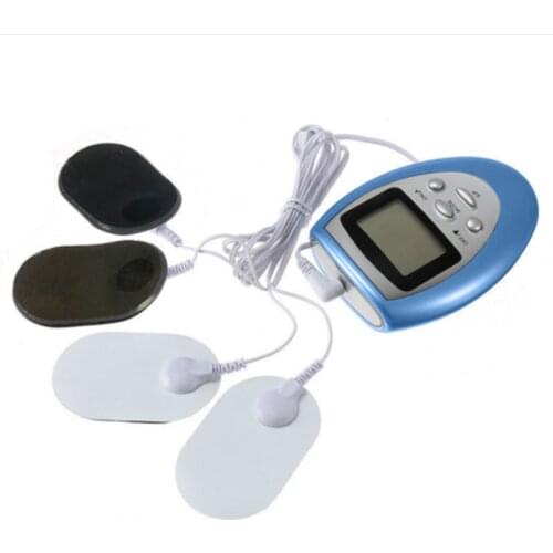 Electric Shock 4 Pads Full Body Massager Therapy Slimming Muscle Burn Fat Relax Relieve Fatigue 8 Massage Modes