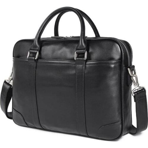 Men Briefcase Genuine Leather Men Shoulder Bag Business Latop Bag Male Messenger Bag Handbag Luxury Designer Mens Leather Bag