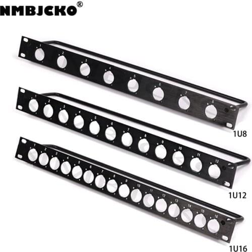 NMBJCKO Ethercon D-Series Panel Mount Jack Chassis Panel Mount Connector with D-series rack panel