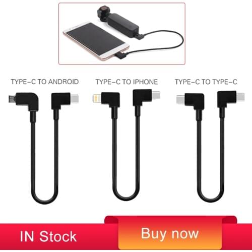 New OSMO Pocket 2 Connect Cable Type-C to Type-C/ Micro-USB for iPad Phone Conversion Data Line for DJI OSMO POCKET Accessories