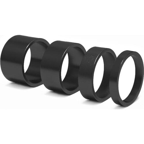 4pcs/set Aluminum Bike Headset Washer Mountain Bicycle Front Fork Washer Bike Stem Handlebar Spacers Rings Gasket