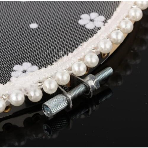 Handmade Rattan Earring Holder Stand for Girls Disc Wall Hanging