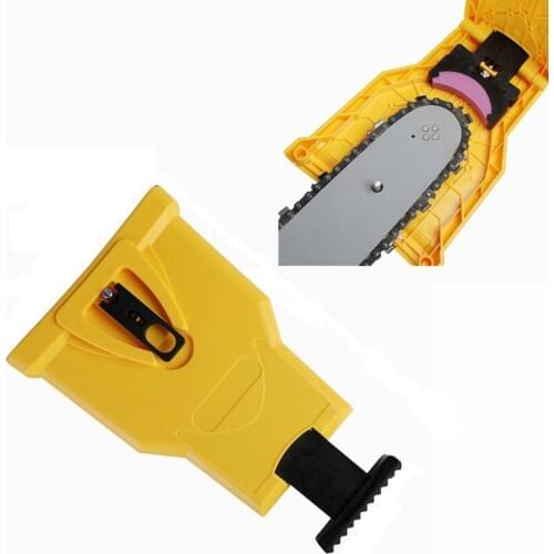 Hot Sale Chainsaw Teeth Sharpener Portable Sharpen Chain Saw Bar-Mount Fast Grinding Sharpening Chainsaw Chain Woodworking Tools