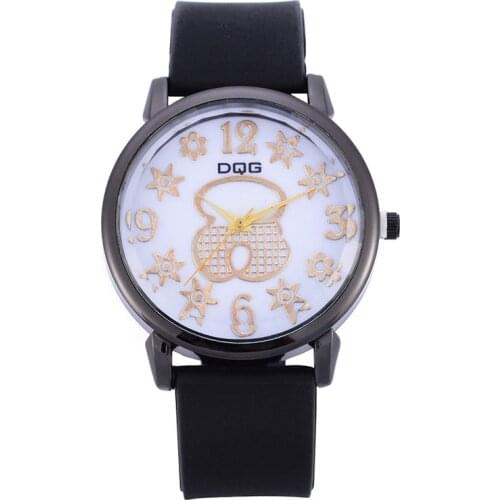 Reloj mujer New Fashion Casual Women Watch Luxury Brand DQG Ladies apple watch band Gold Bear Quartz Watches men watch Gift Hot