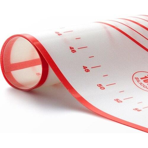 Silicone pad rubbing non stick baking accessories rolling pin chopping cake board reposteria cadernos fondant baking mat large