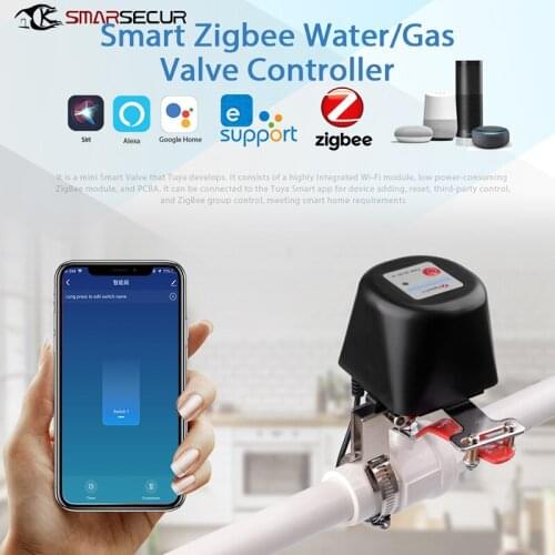 Ewelink ZIGBEE 3.0 Smart Water Gas Valve Controller APP Remote Voice Control Work with for Amazon Alexa Google Home Assistant