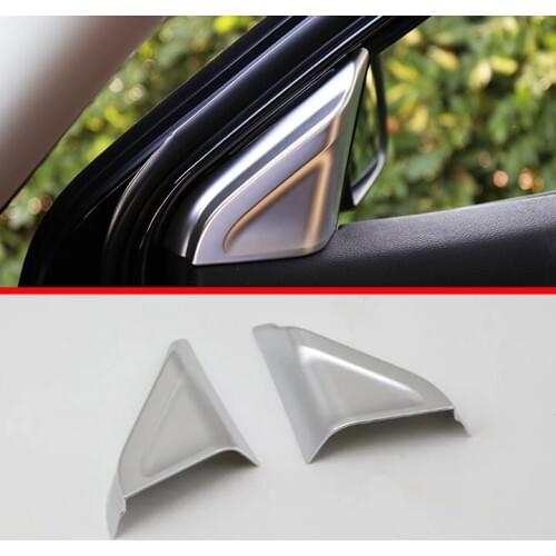 ABS Pearl Chrome Interior A Pillar Cover Trim For Jeep Compass 2017 2018