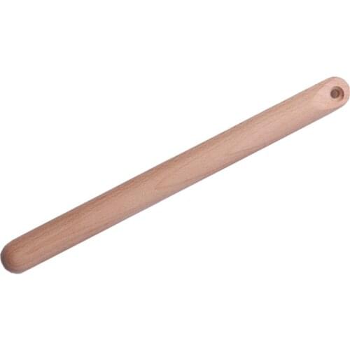 Baking Adult Wooden Rolling Pin Beechwood for Home Kitchen Cookware 14"x1.2"