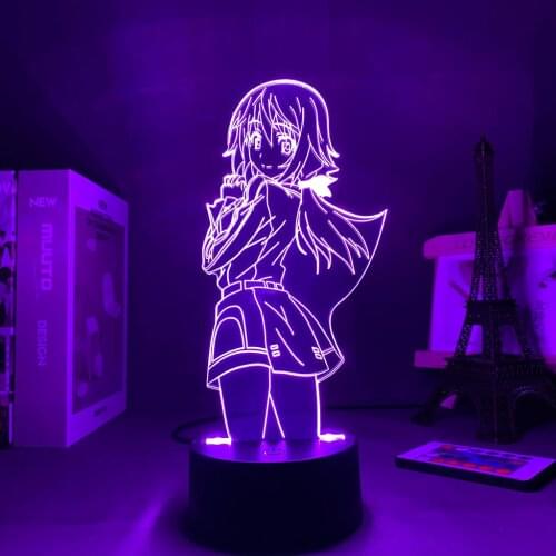 3D Lamp Infinite Stratos Anime Led Night Light Infinite Stratos Charlotte Dunois for Bedroom Deco Gift Colorful Nightlight