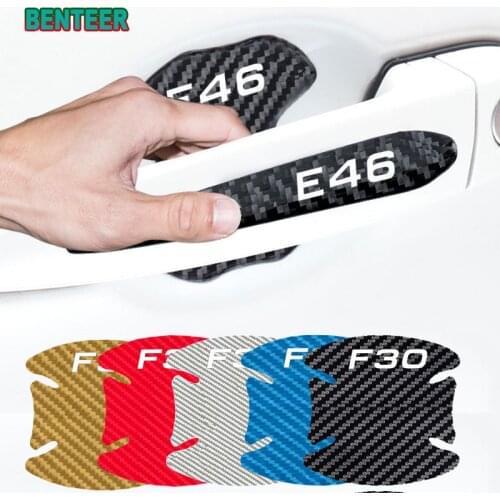 8pcs Car Door Handle Protection Sticker For BMW M3 E30 E34 E46 E90 E60 E39 E36 F30 F10 F20 E70 E53 G30 E83 G20 X1 X2 X3 Z4 X5 X6