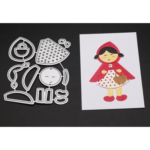 AZSG Lovely Girl Style Cutting Dies For DIY Scrapbooking Dies Decoretive Embossing DIY Decoative Cards Die Cutter
