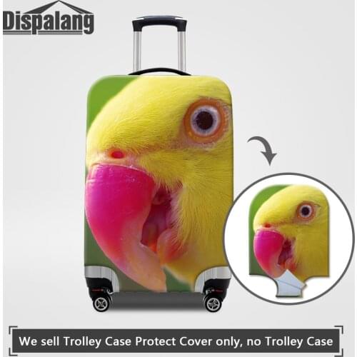 Dispalang Travel On Road Luggage Cover Cute Parrot Printing Suitcase Protector Covers Apply To 18-32 Inch Trolley Drop Shipping