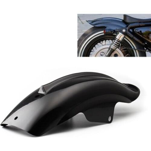 1Pc Motorcycle Racing Black Plastic Rear Mudguard Fender Accessory For Racer Harley Davidson 883 XL1200 Modification accessories