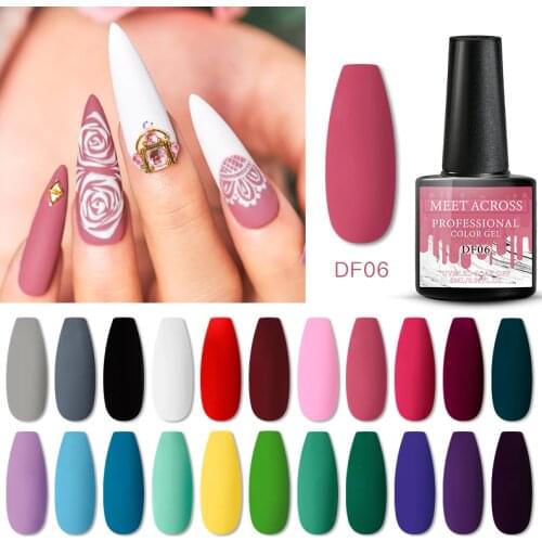 Pure Color Gel Nail Polish Varnish Sequins Semi Permanant Soak Off UV LED Gel Nail Polish Base Top Coat Nail Art Gel Polish